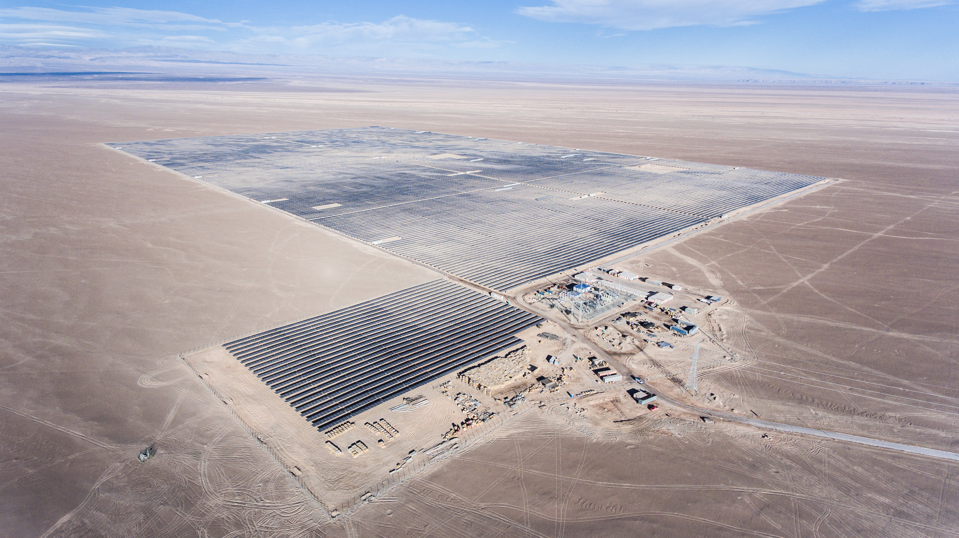 Des anneaux photovoltaïques sur une vaste parcelle au Chilli 